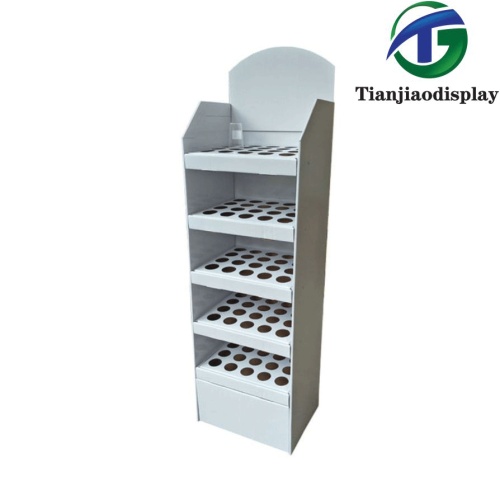 Elegant 3P Board Display Stand for Supermarket Shelves