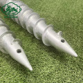 Galvanized Ground Screw Anchor With Flange Foundation