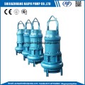 submersible pump with double stirrer