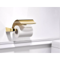 Wall-Mounted Screw fix Brass Gold Paper Roll Holder