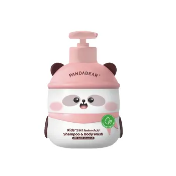 In Stock 500ml Kids 2 In 1 Shampoo And Body Wash - Natural Organic Shower Gel with Sweet Almond Oil