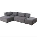 Nowoczesna szara modułowa sofa kompresyjna