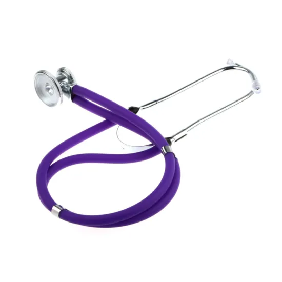 Purple Stainless Steel Dual-Head Stethoscope for Children: A Medical Instrument for Pediatric Care