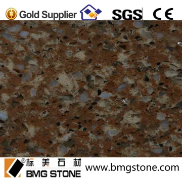 cheap red best quality fake quartz countertop