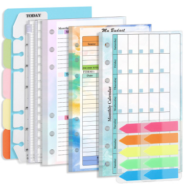 Joytop Wholesale Custom A6 Binder Accessories &amp; Sheet Isi Ulang