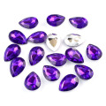 10*14 mm teardrop acrylic faux stone rhinestones