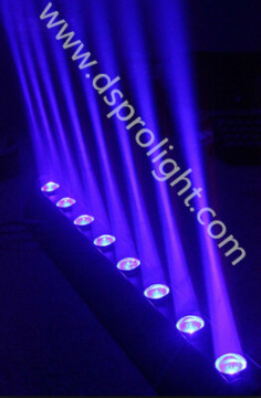 8X10W RGBW LED Scan Moving Bar Beam Light