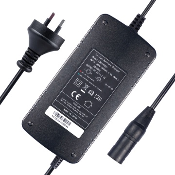 E-Bike Charger: 42V-54V Output for Hailong Batteries, Compatible with AU/EU/US/UK Plugs