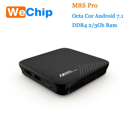 M8S PRO DDR4 ANDROID 7.1 OS TV BOX AMLOGIC S912 4K TV BOX KODI