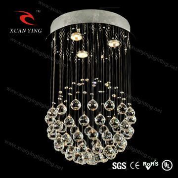 Beautiful Round Crystal Pendant lamp with LED GU10