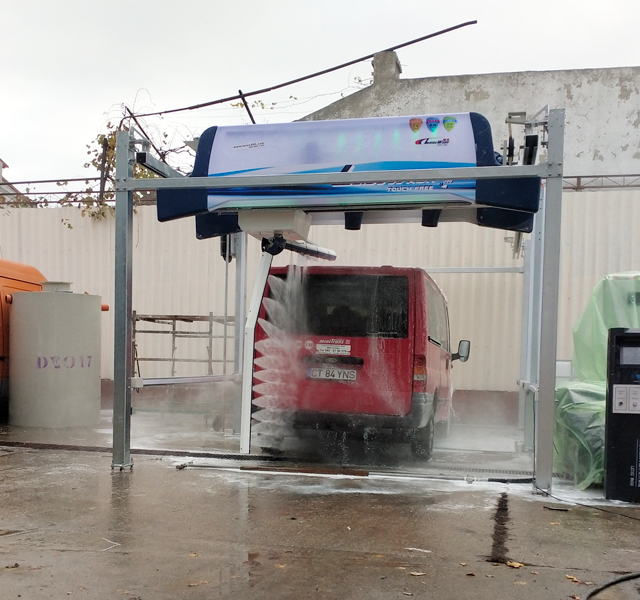 2 Sets Leisuwash 360 Plus Automatic Touchless Car Wash Equipment Install Well Done At Constanta Romania