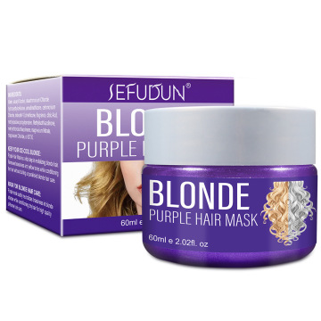 Sefudun Purple Color Protection Shampoo &amp; Conditioner: anti-Brassy, ​​nessun trattamento giallo per capelli biondi e bruna