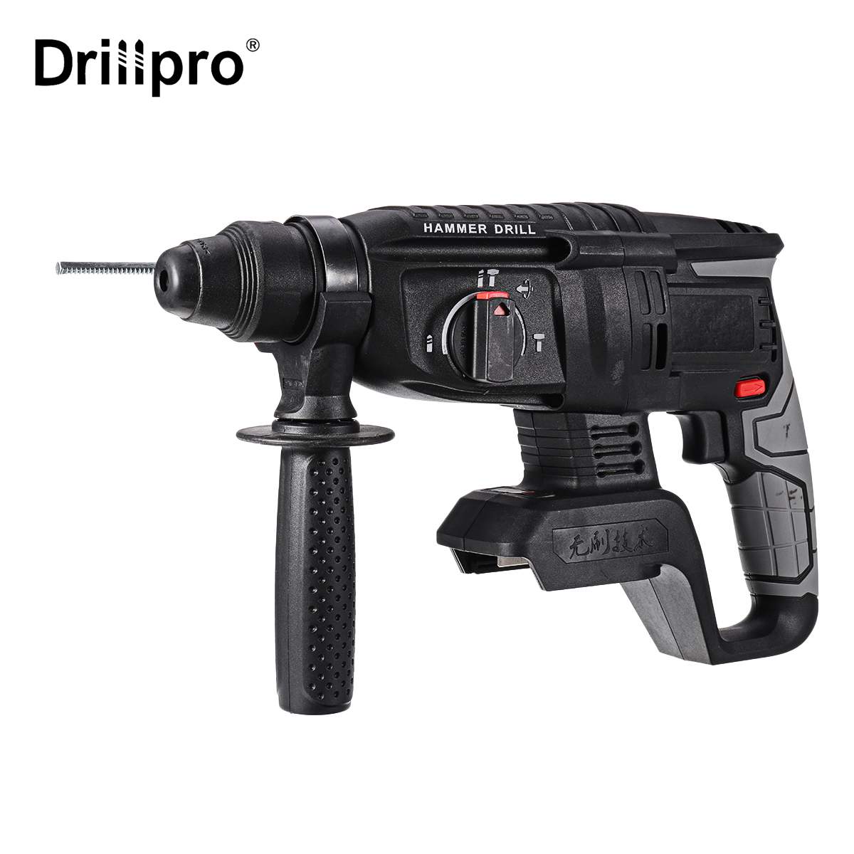Brushless Electric Rotary Hammer Rechargeable Multifunction Hammer Impact Power Drill Tool for 198Vf Makita Battery
