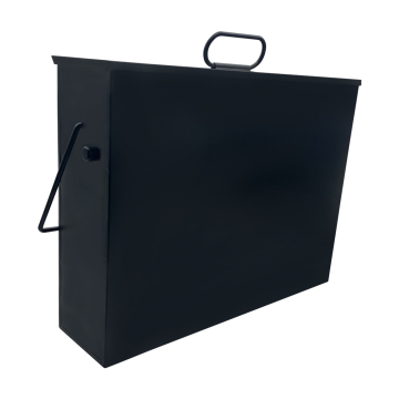 Hot Selling Black Finished Ash Carrier for Fireplace