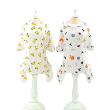 Various patterns cotton pet four-legged clothes dog shirt