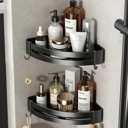 Yile Popular Hardware Bathroom Accessories Matte Black Towel Bar & Rack