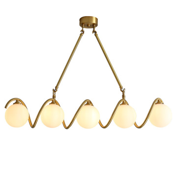 Modern Gold Chandelier Lamp - Best Seller Milk White Glass Shade 6 Light Chandelier for Bedrooms and Hotels 2020