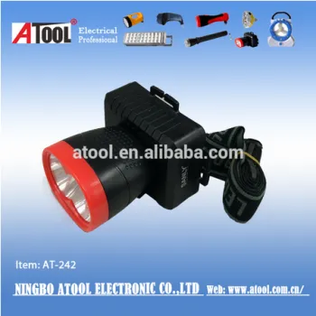 1W high power plastic rechargeable led headlights