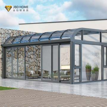 Double Glazed Modular Aluminum Glass Sunroom Winter Garden | JBDHOME