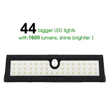 44 LED Detailed solar garden light parts hot sale panel led grow light