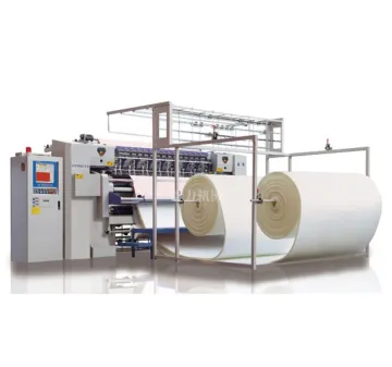 High efficiency computer controlled quilting machine