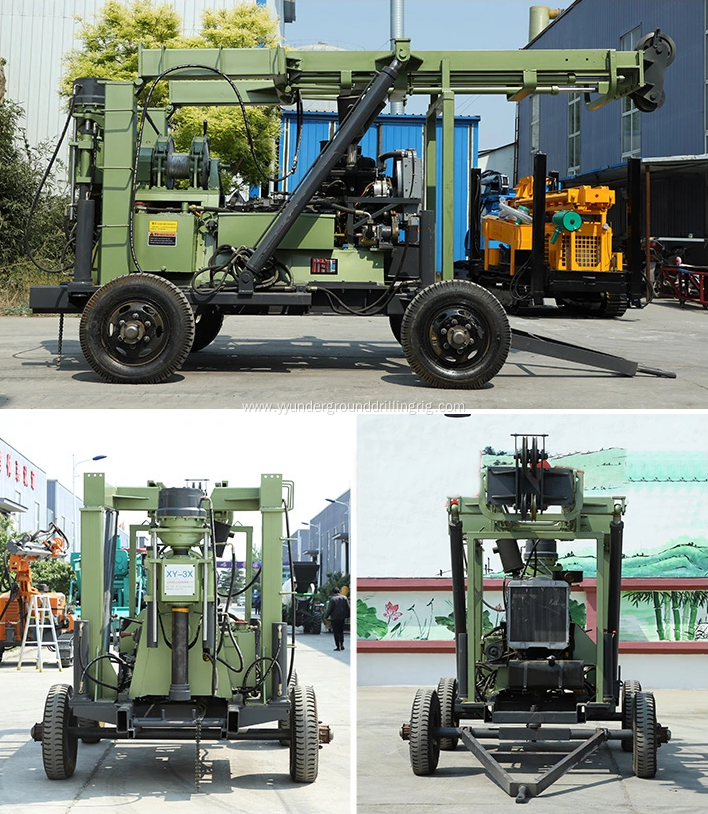 Small Geotechnical Trailer Mounted Water Well Drilling Rig