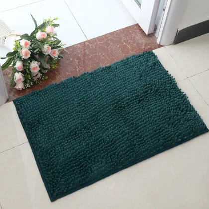 microfiber chenille bath mat, bathroom rug,bath mat,toilet mat