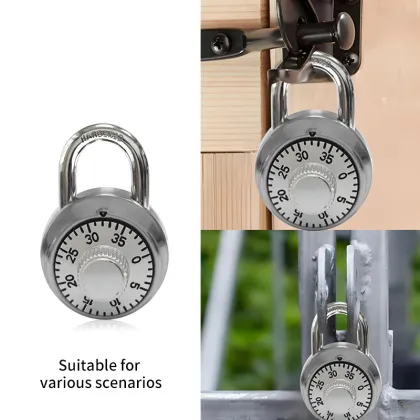 Anti-theft Zinc Alloy Rustproof Dial Combination Padlock