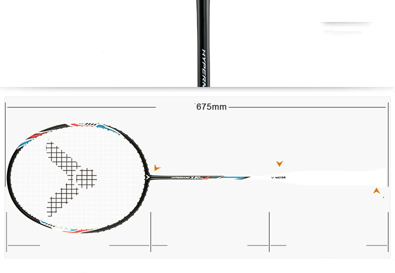 Genuine Victor High Tension Hx20h Badminton Racket The Highest 35lbs