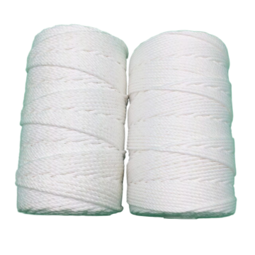 White DAHUA Polyester Twine 10S/21 24 30 36 Cotton Line 1/2lb Spool