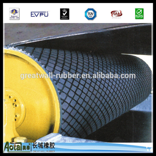 Industrial rubber flooring mat / pulley lagging rubber floor mat/diamond rubber floor mat