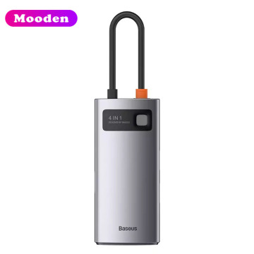 Type-C 4-in-1 Docking Station: Multi-Functional USB 3.0 Adapter