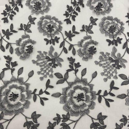 3D Modest Popular Lurex Thread Inflorescence Embroidery