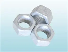 black nuts plain nuts HDG nuts zinc plated nuts