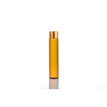 22mm Glass Bottle in Brown with Lid