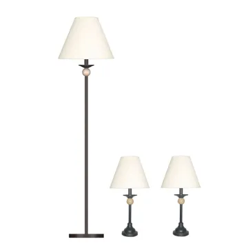 Classic Hotel Stainless Steel Lighting - Table Floor Lamp Store Wholesale Lamp Sets