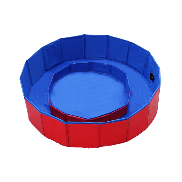 120cm Foldable Large Dog Pool Pet Bath Tub 4