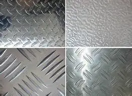 Anti-slip 3 bars 5bars 1100 1050 1060 3003 embossed Aluminum Plate