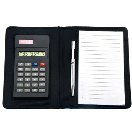 8 Digits Multi-functional Notebook Calculator with Pen
