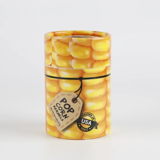 Food Grade Paper Cardboard Tube Food Packaging Box