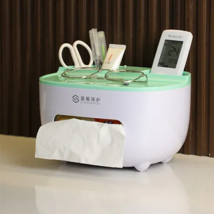 Multifunction Desktop Tissue Box