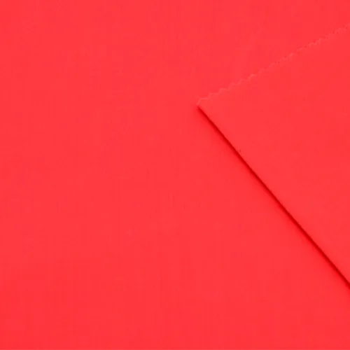 Polyester Cotton Red Fabric