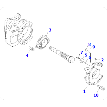 Excavator PC1250-7 pump assembly 708-2H-04370