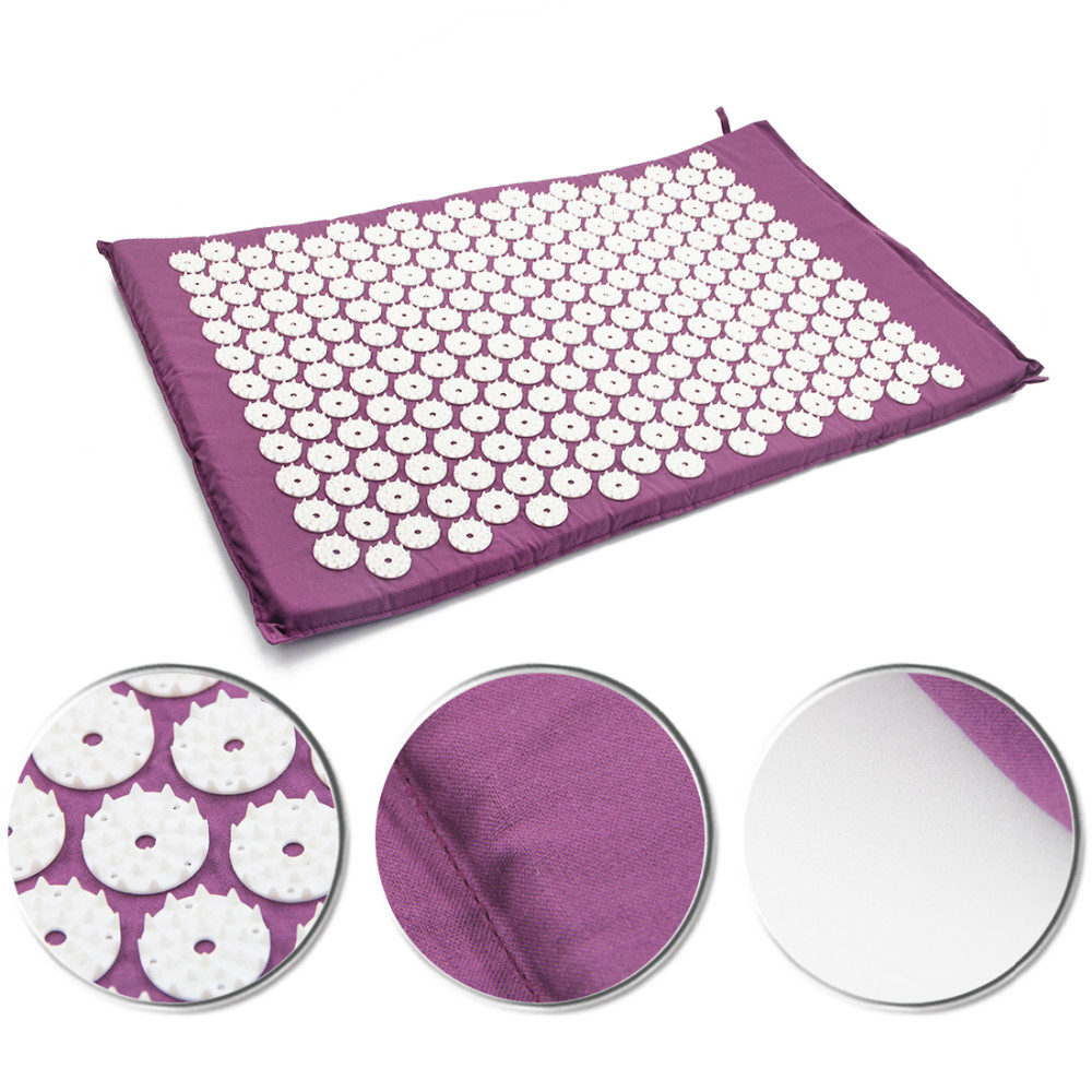 massage acupressure mat purple