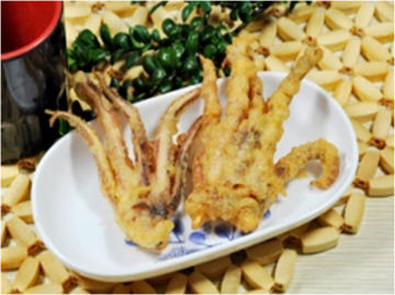 FROZEN BREADED SQUID TENTACLES