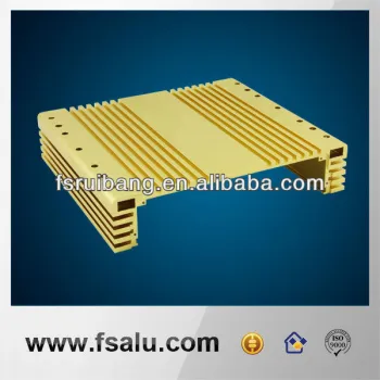 cnc process extruded aluminum amplifier enclosure