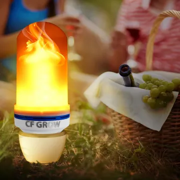 LED Flame Effect Fire Light Bulbs, Creative with Flickering Emulation Lamps, LED Fire Light for Holiday Christmas
