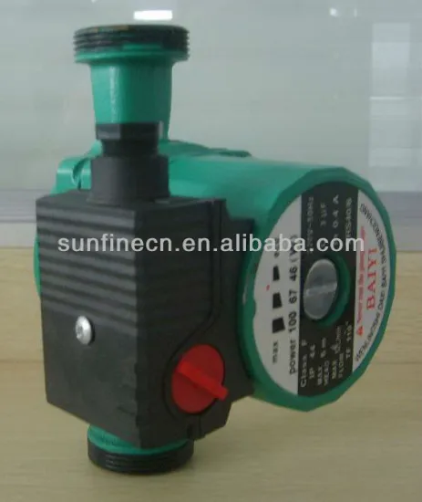 Automatic hot/cold water circulation pumps