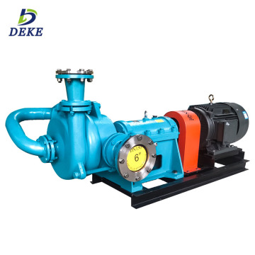 Deke Horizontal Self Priming Slurry Pump with Electric Motor Drive for Filter Press Feed