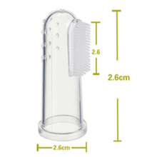 Finger Shape Safety Infant Silicone Toothbrush